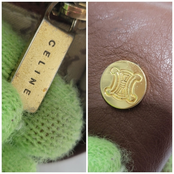 Celine Macadam Canvas and Leather Boogie Tote Bag Beige/Brown - Picture 9 of 12